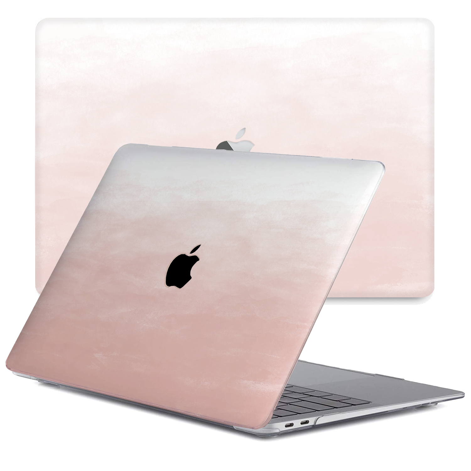 Lunso MacBook Pro 13 inch M1/M2 (2020-2022) cover hoes - case - Dusty Pink