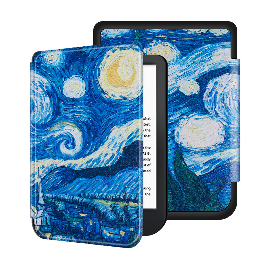 Lunso - sleepcover flip hoes - Kobo Nia (6 inch) - Van Gogh Schilderij