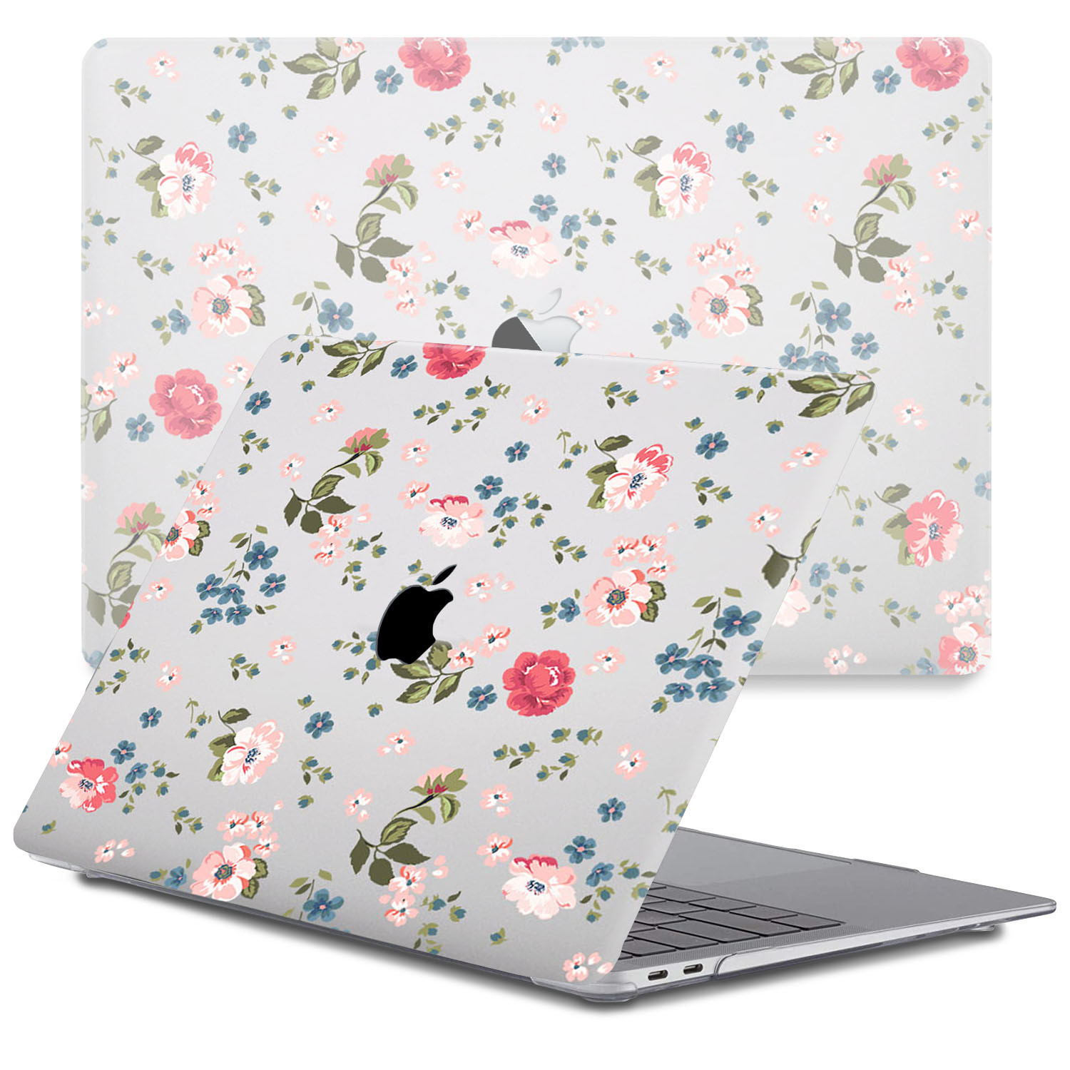 Lunso MacBook Air 13 inch M1 (2020) cover hoes - case - Flower Boutique