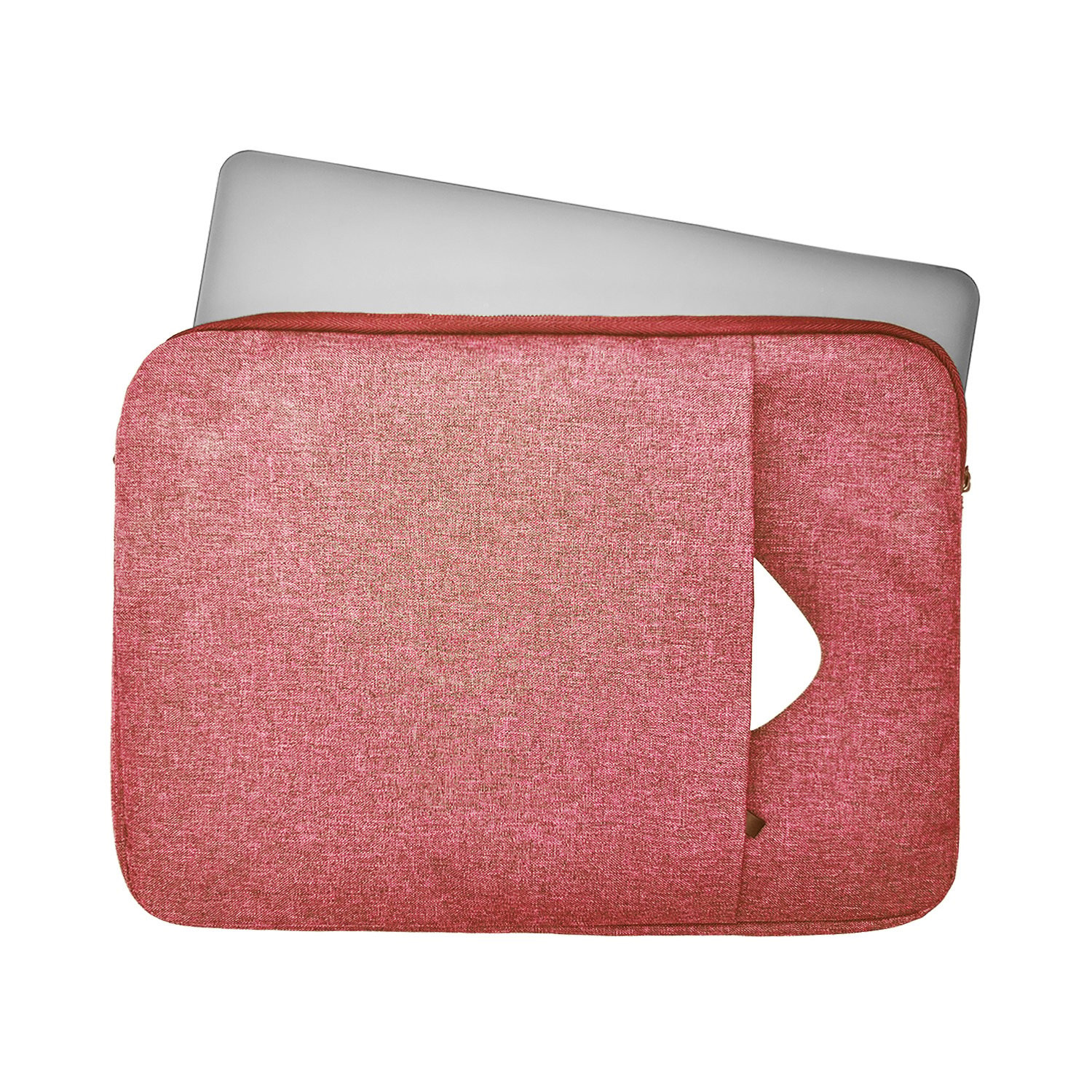 Lunso - Stijlvolle zachte neopreen sleeve hoes 13 inch - Roze
