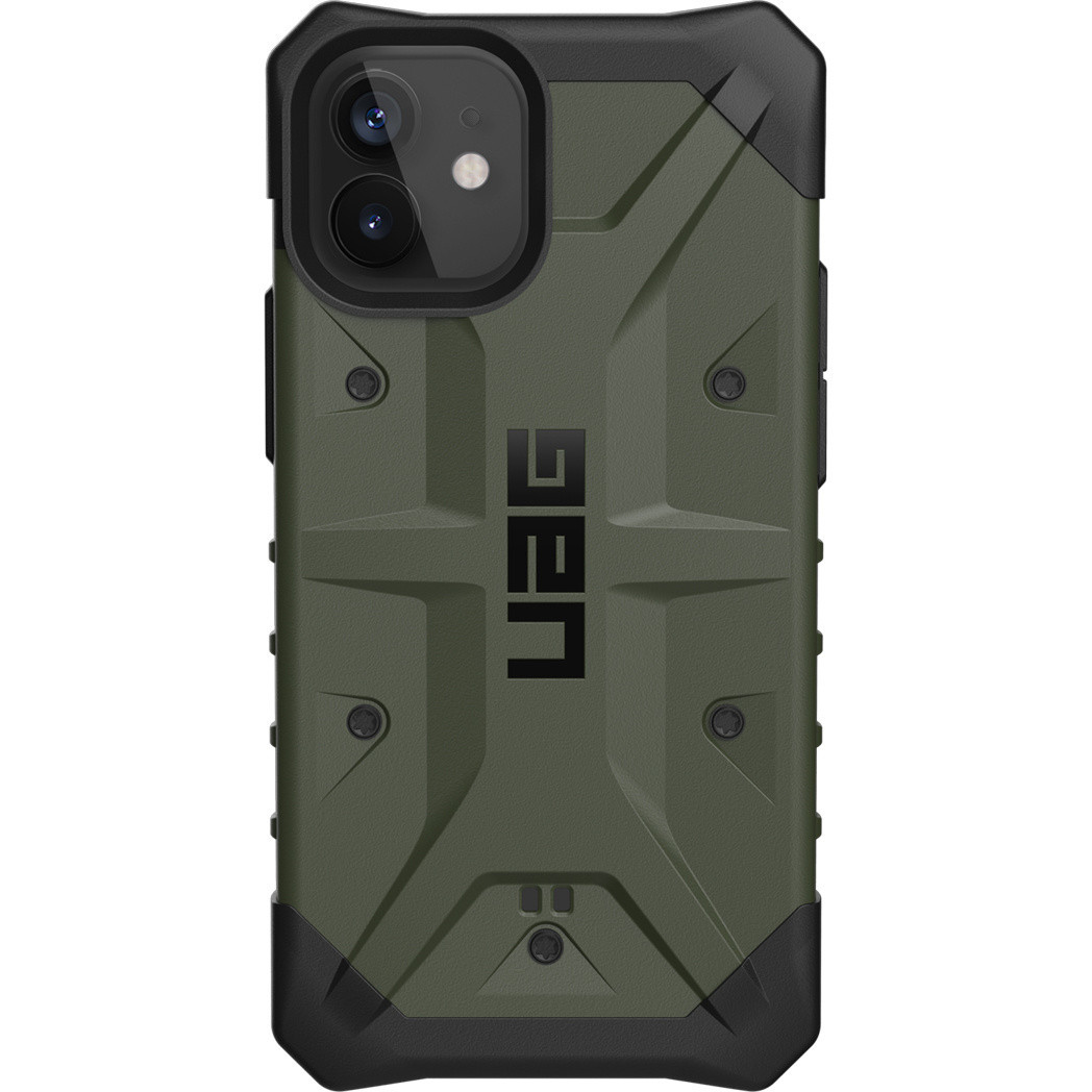 UAG - Pathfinder backcover hoes - iPhone 12 Mini - Groen + Lunso Tempered Glass