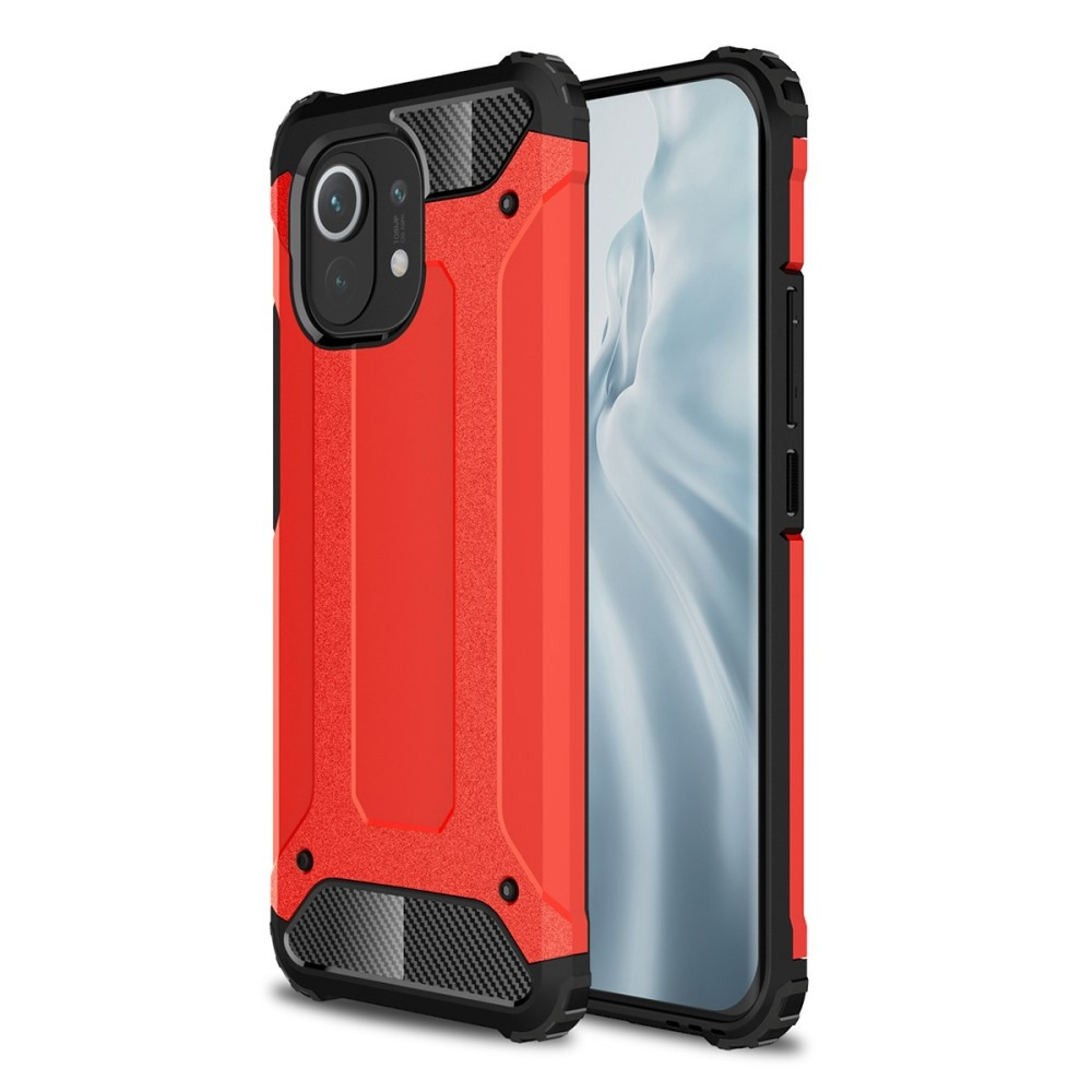 Lunso - Armor Guard backcover hoes - Xiaomi Mi 11 - Rood
