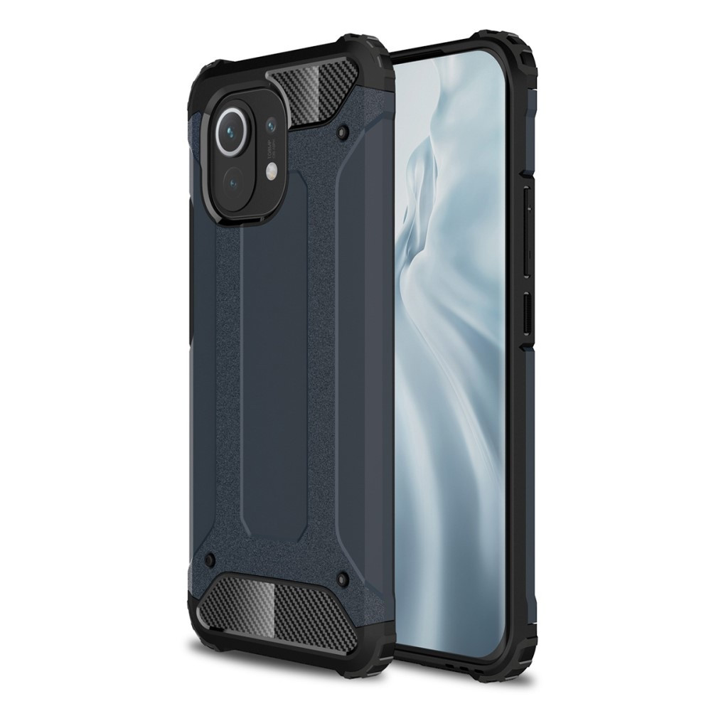 Lunso - Armor Guard backcover hoes - Xiaomi Mi 11 - Blauw
