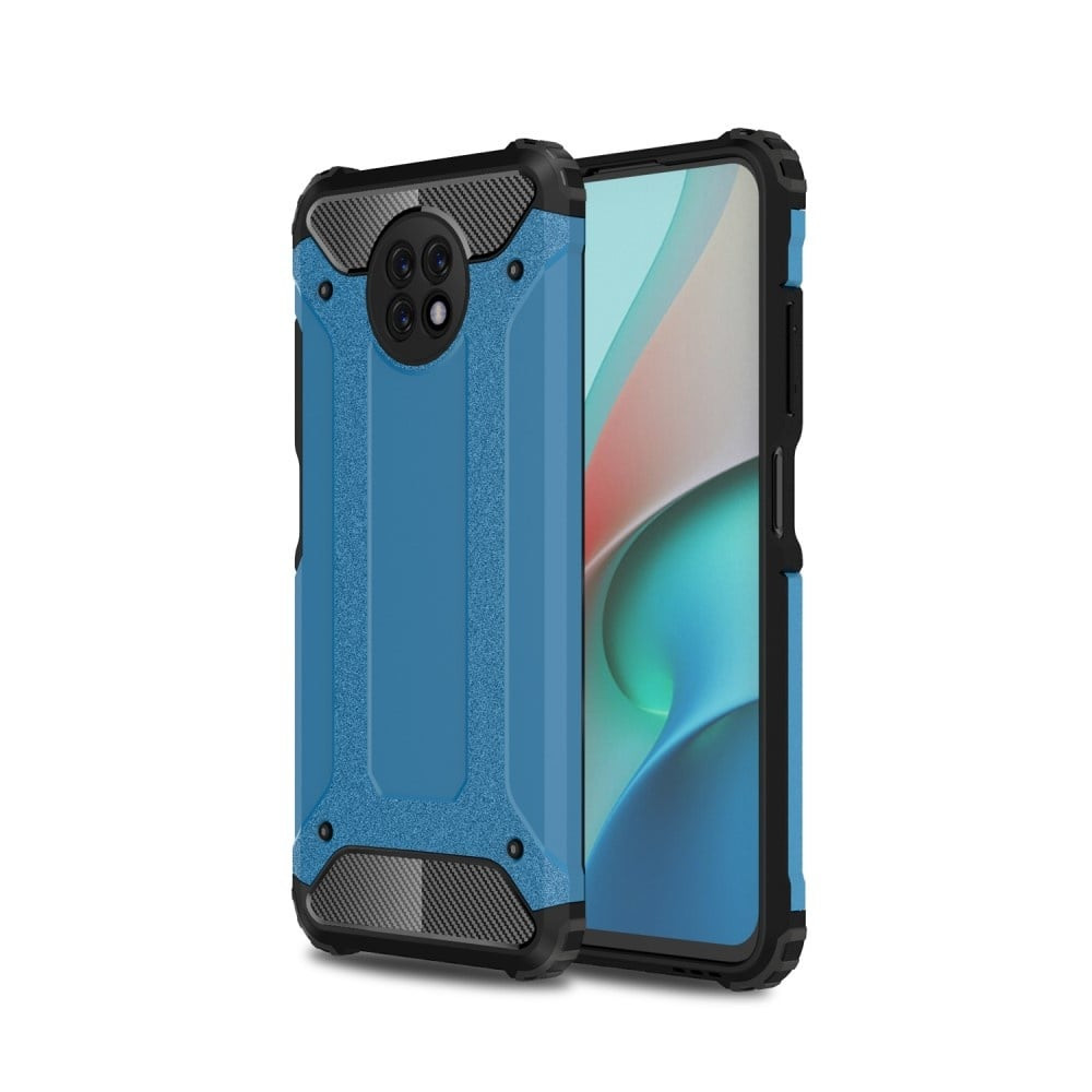 Lunso - Armor Guard backcover hoes - Xiaomi Redmi Note 9 - Licht Blauw