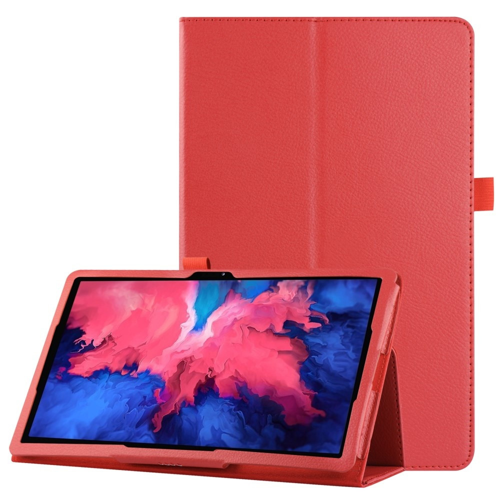 Lunso - Stand flip sleepcover hoes - Lenovo Tab P11 Pro - Rood