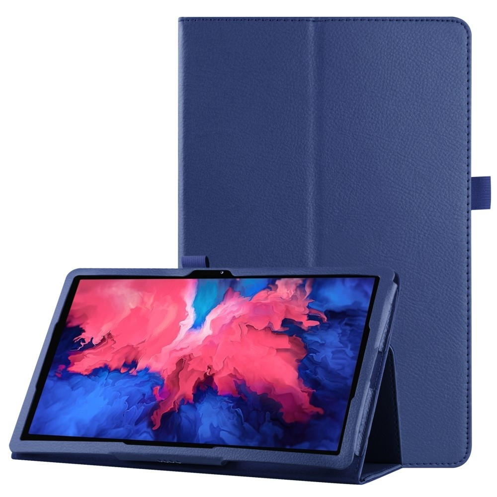 Lunso - Stand flip sleepcover hoes - Lenovo Tab P11 Pro - Donkerblauw