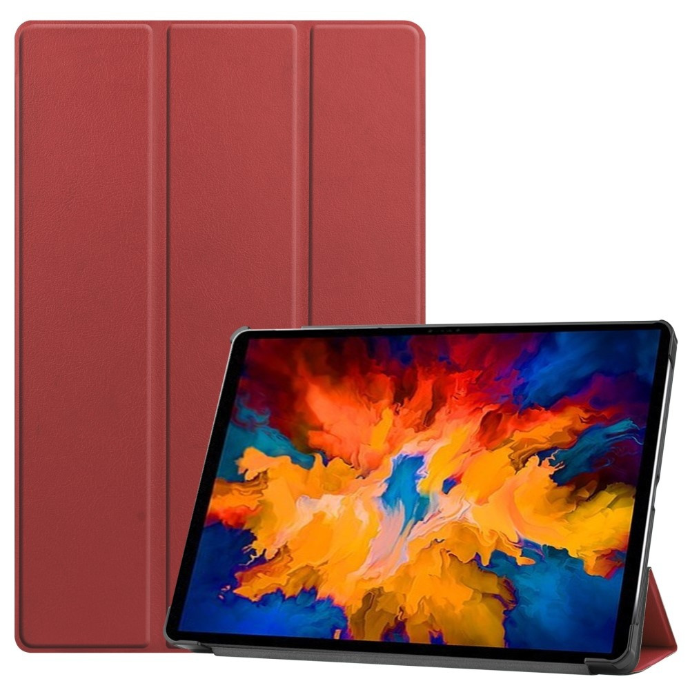 3-Vouw sleepcover hoes - Lenovo Tab P11 Pro - Bordeaux Rood