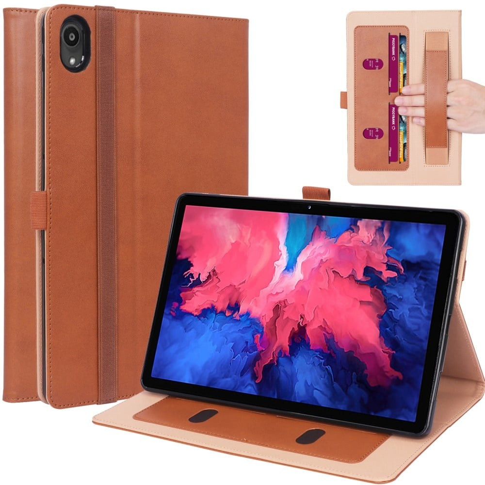 Luxe stand flip sleepcover hoes - Lenovo Tab P11 / P11 Plus - Bruin