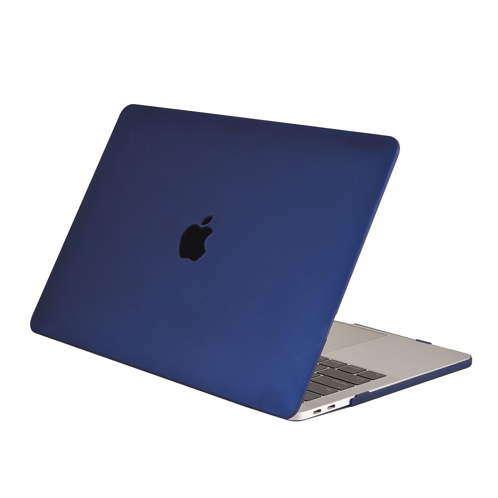 Lunso MacBook Pro 16 inch (2019) cover hoes - case - Mat Marineblauw