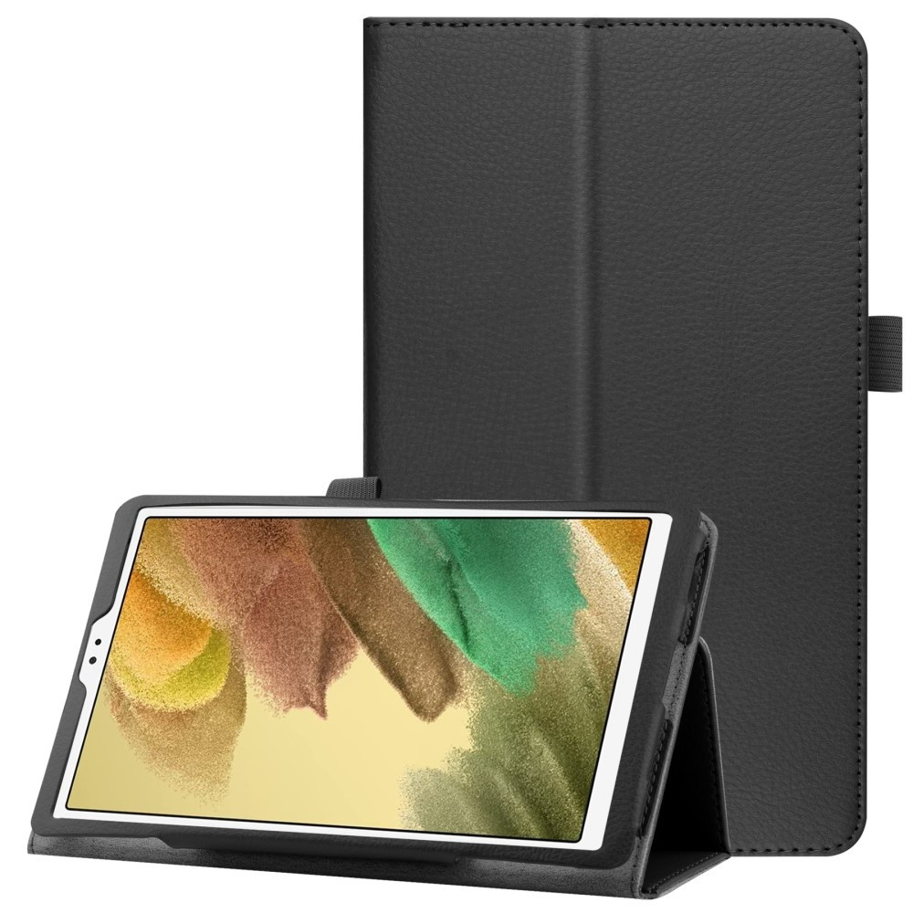 Lunso - Stand flip sleepcover hoes - Samsung Galaxy Tab A7 Lite - Zwart