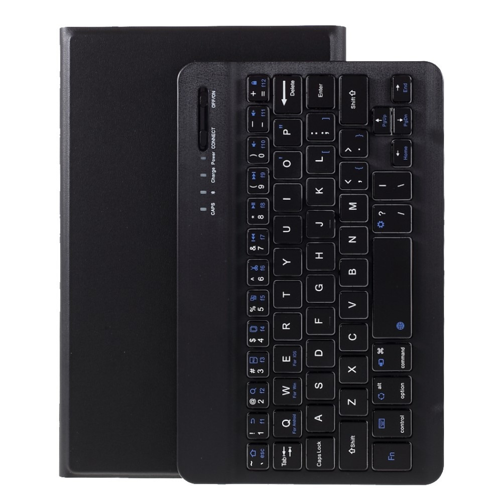 Lunso - Afneembare Keyboard Hoes - Samsung Galaxy Tab A7 Lite - Zwart
