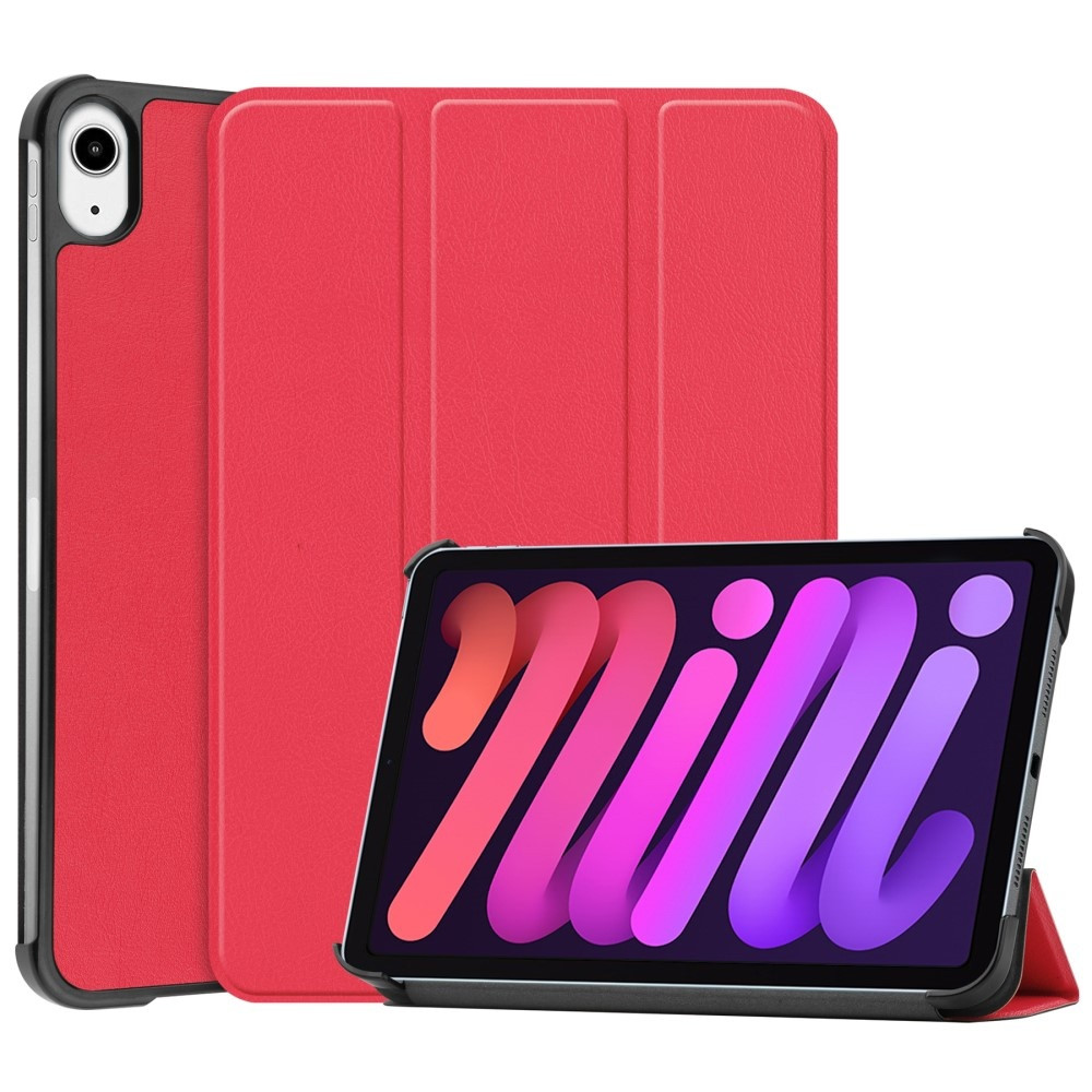3-Vouw sleepcover hoes - iPad Mini 6 (2021) - Rood