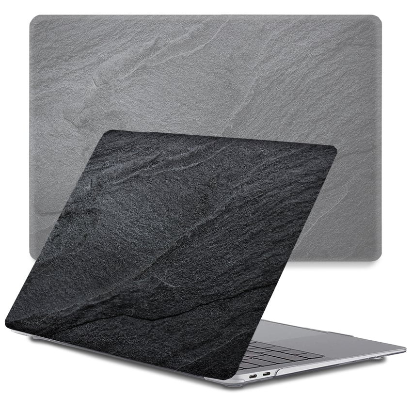 Lunso MacBook Pro 14 inch (2021-2023) cover hoes - case - Black Stone