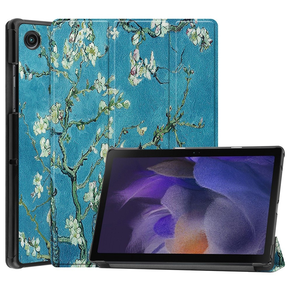3-Vouw sleepcover hoes - Samsung Galaxy Tab A8 (2021) - Van Gogh Amandelbloesem