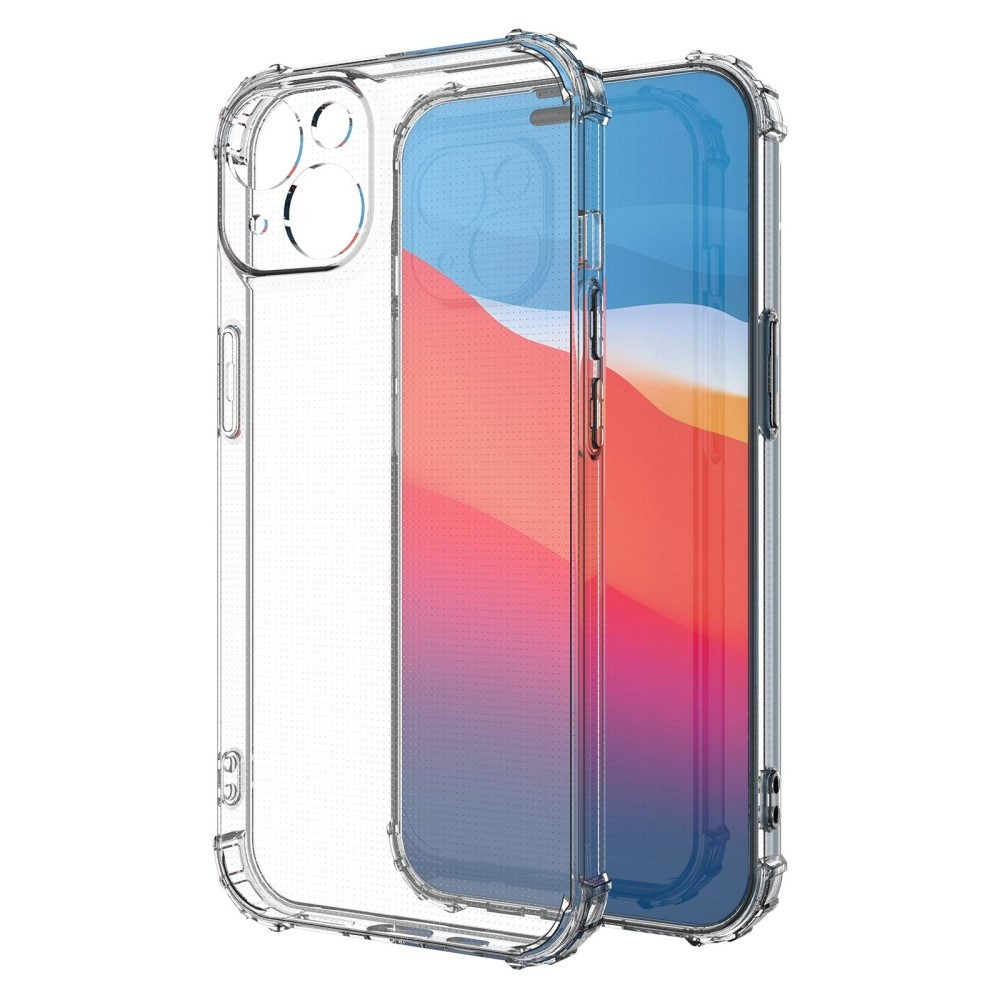Lunso - iPhone 14 - Softcase hoes - Transparant