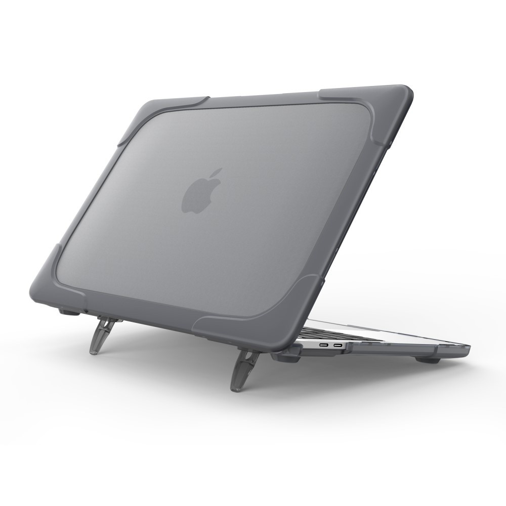 Armor cover hoes - met pootjes - MacBook Pro 13 inch (2016-2019) - grijs