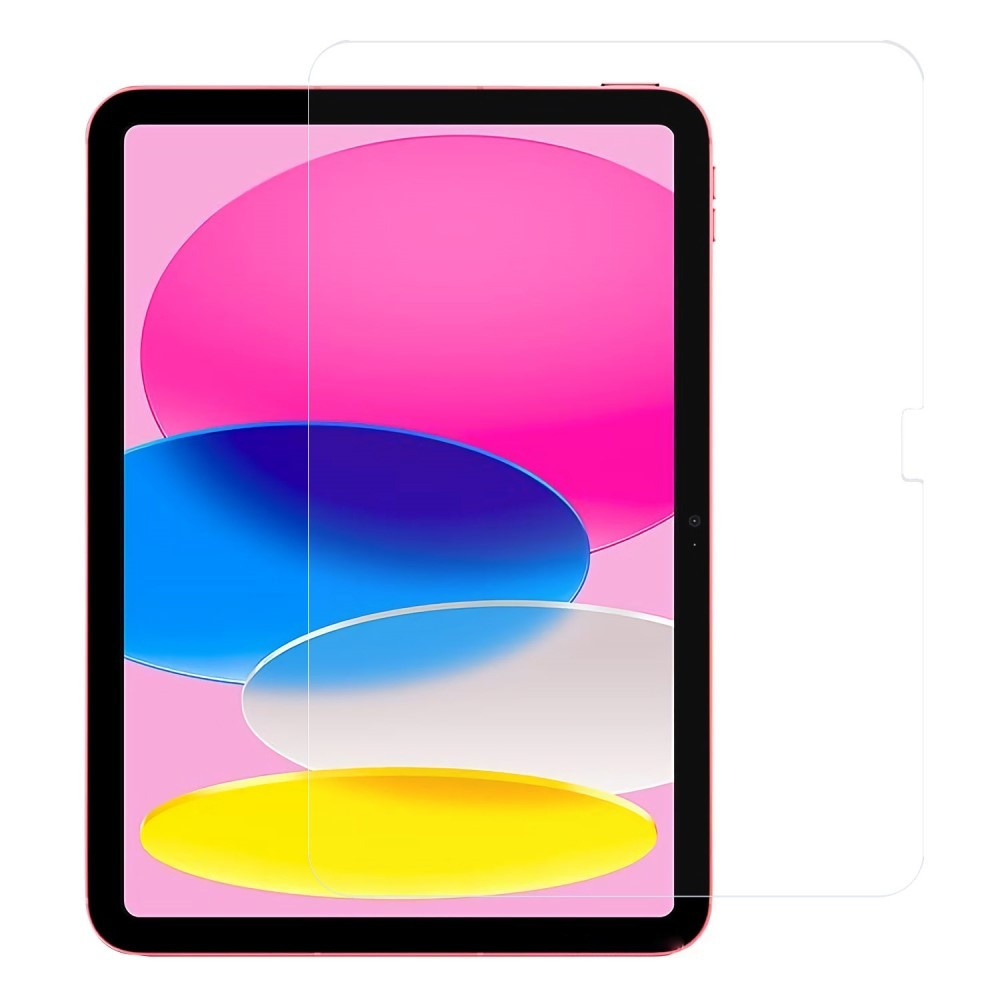 Lunso - iPad 10 (2022) Beschermfolie - 2 stuks Full cover Screen protector