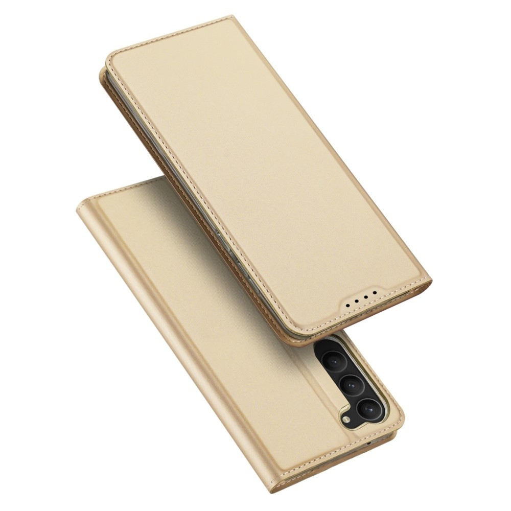 Dux Ducis - Samsung Galaxy S23 Plus - Slim bookcase hoesje - Goud