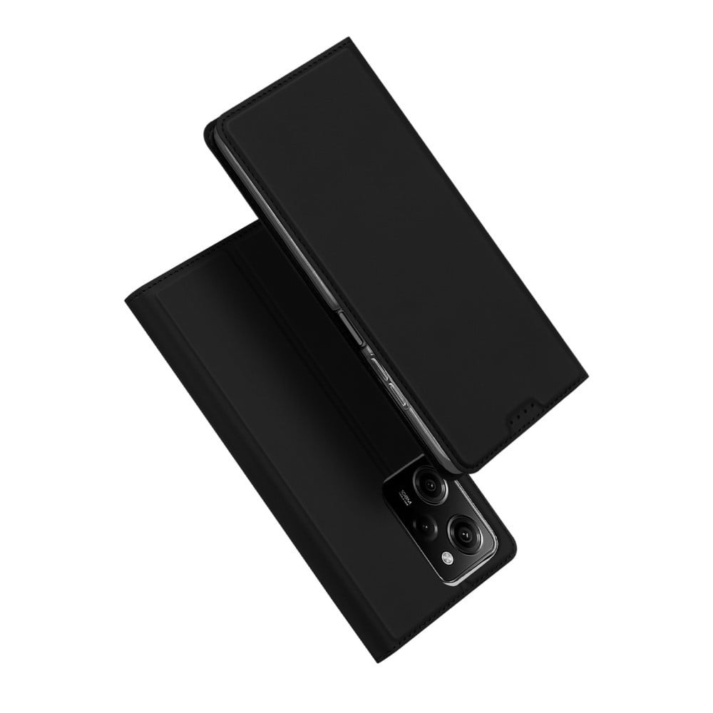Dux Ducis - Xiaomi Poco X5 Pro - Slim bookcase hoesje - Zwart