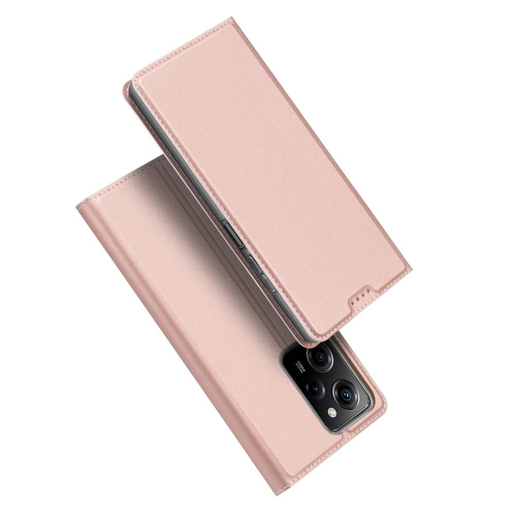Dux Ducis - Xiaomi Poco X5 Pro - Slim bookcase hoesje - Rose Goud