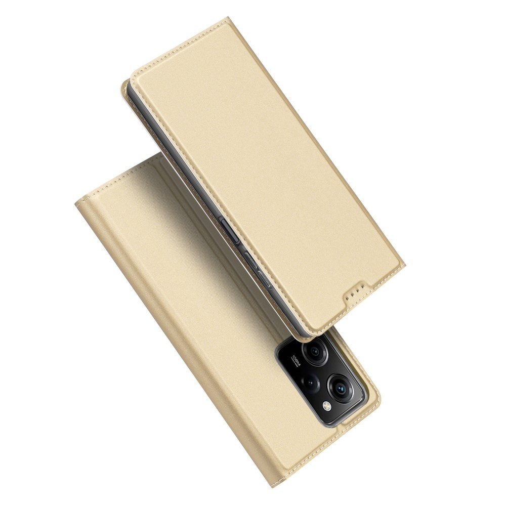 Dux Ducis - Xiaomi Poco X5 Pro - Slim bookcase hoesje - Goud