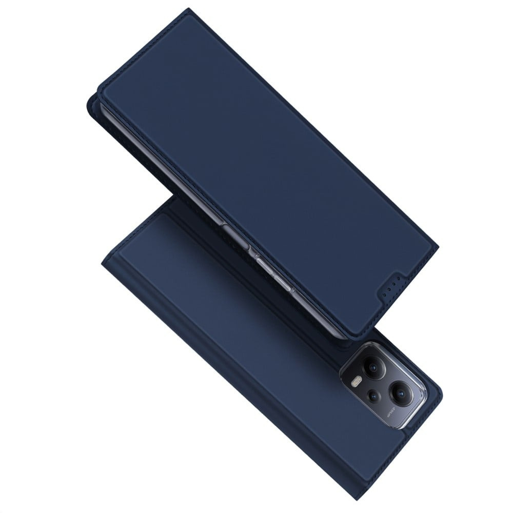 Dux Ducis - Xiaomi Poco X5 - Slim bookcase hoesje - Donkerblauw