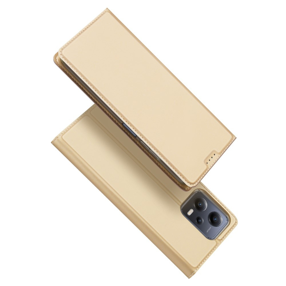 Dux Ducis - Xiaomi Poco X5 - Slim bookcase hoesje - Goud