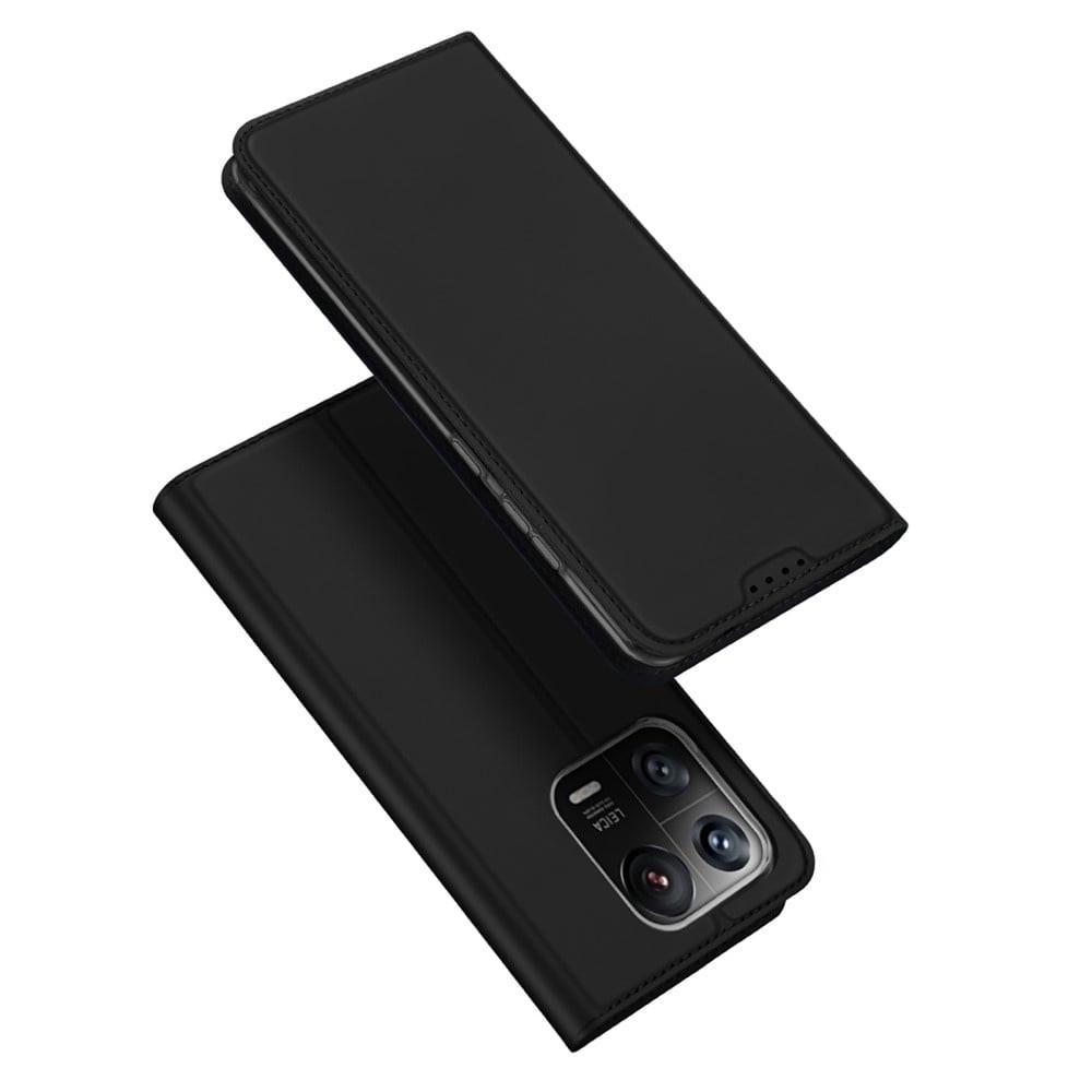 Dux Ducis - Xiaomi 13 Pro - Slim bookcase hoesje - Zwart