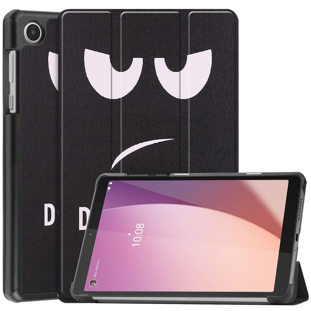 Lunso - Lenovo Tab M8 Gen 4 (8 inch) - Tri-Fold Bookcase hoes - Don&apos;t Touch