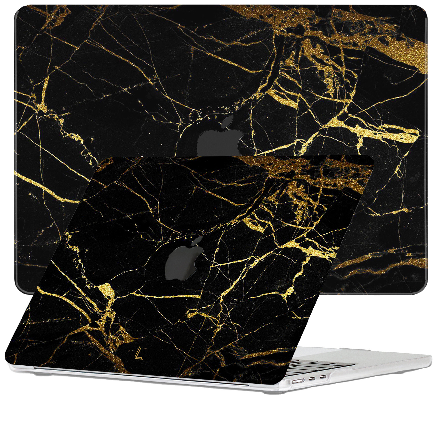 Lunso MacBook Air 15 inch M2/M3 (2023-2024) cover hoes - case - Marble Nova