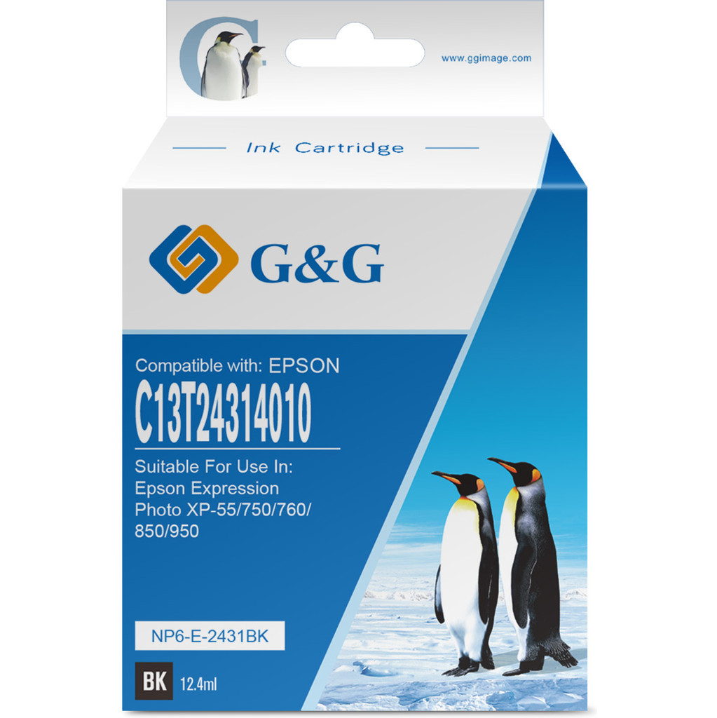 G&G 24XL Cartridge Zwart