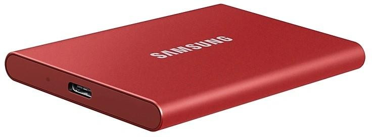 Samsung SSD T7 500TB rood