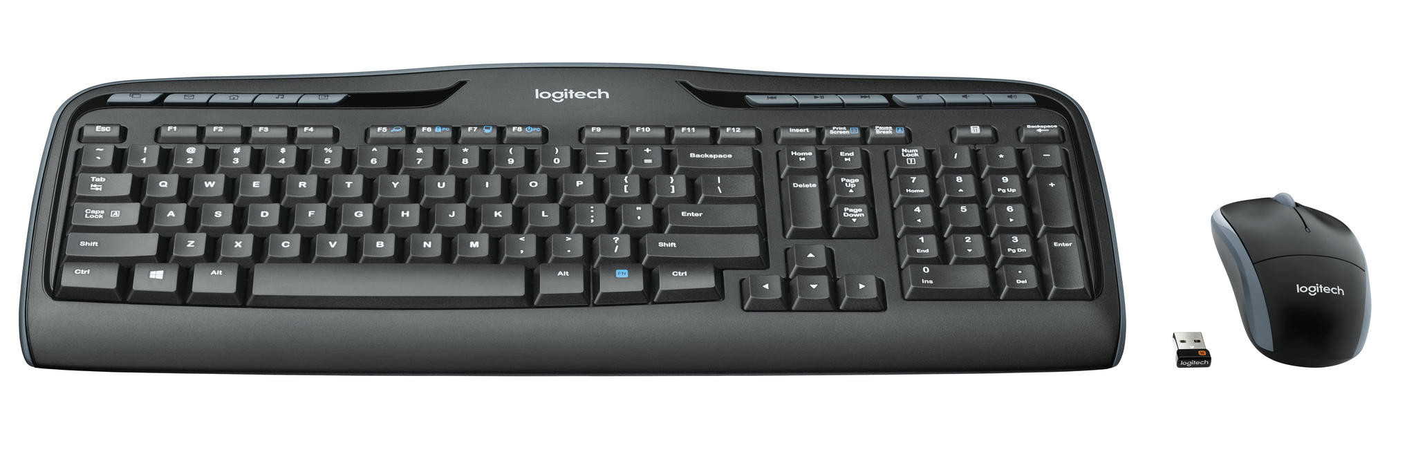 Logitech MK330 desktop zwart