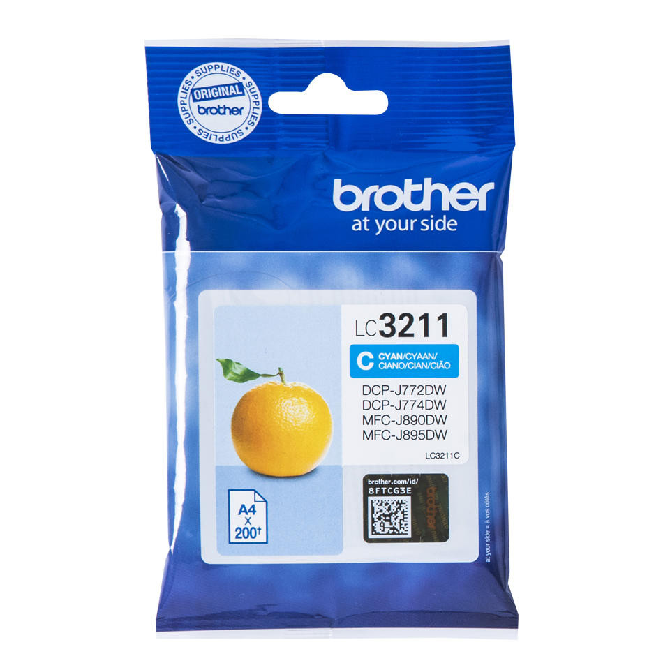 Brother LC-3211C cyaan