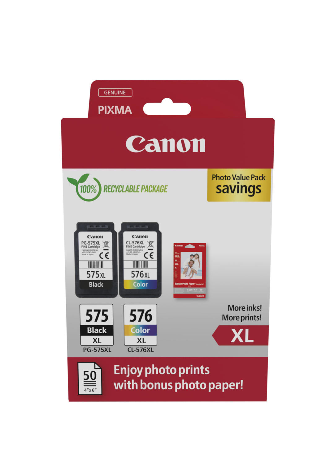 Canon PG-575XL & CL-576XL Photo Value pack