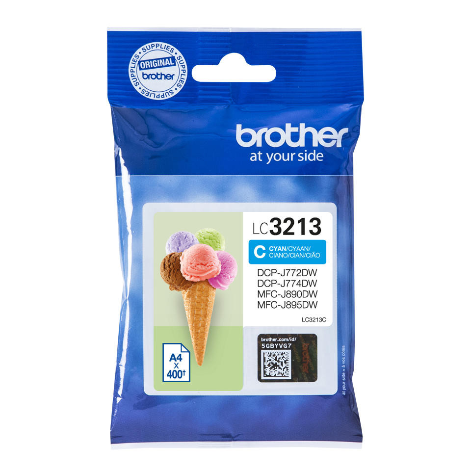 Brother LC-3213C cyaan