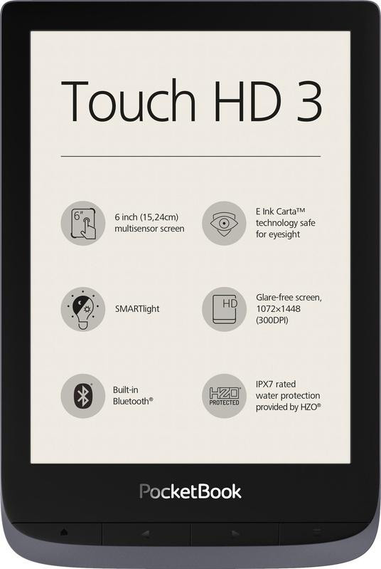 PocketBook Touch HD 3 e-Reader grijs