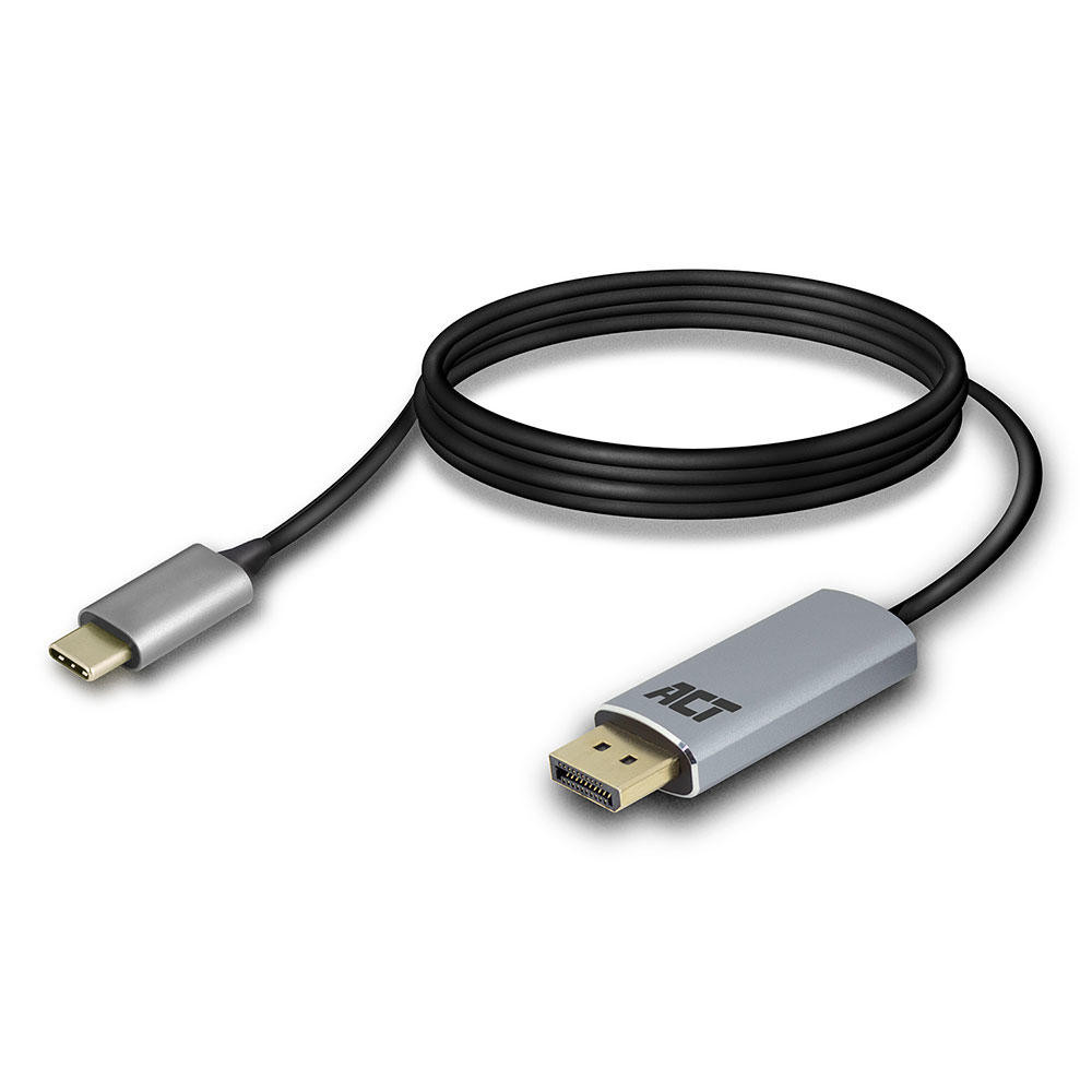ACT USB-C naar Displayport 4K 1,8m