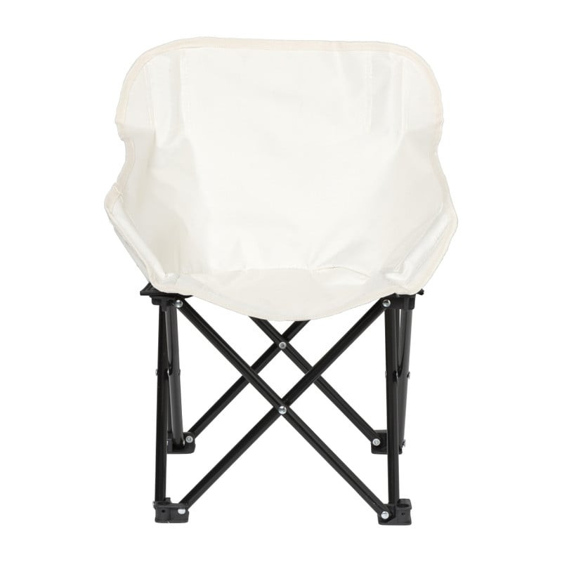 Kids campingstoel compact - wit - 50x50x40 cm