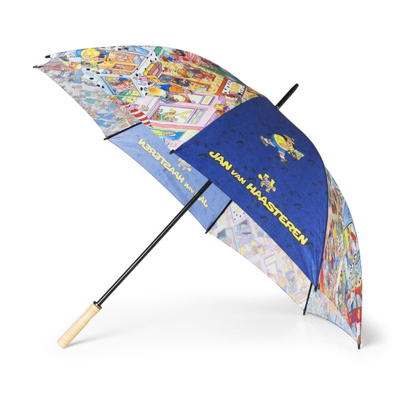 Paraplu Jan van Haasteren - limited edition - ø73.5x122 cm