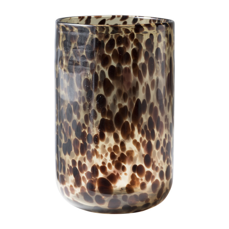 Vaas cheetah - bruin - ø15x26 cm