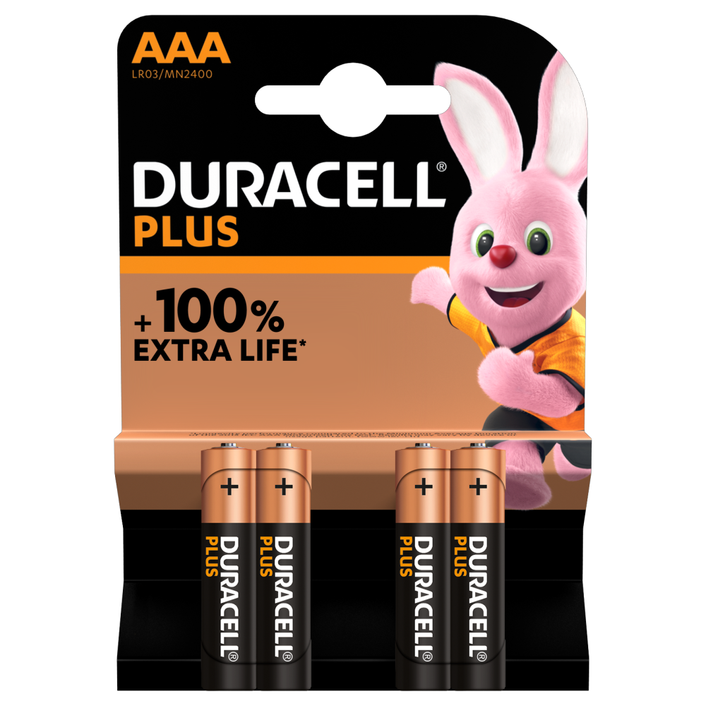 Duracell AAA Plus Alkaline 4x