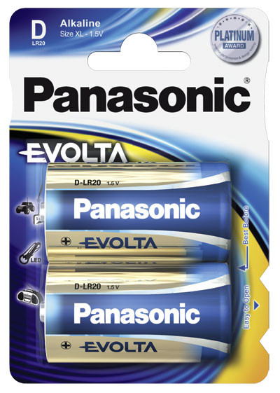 Panasonic Evolta Alkaline D 2x