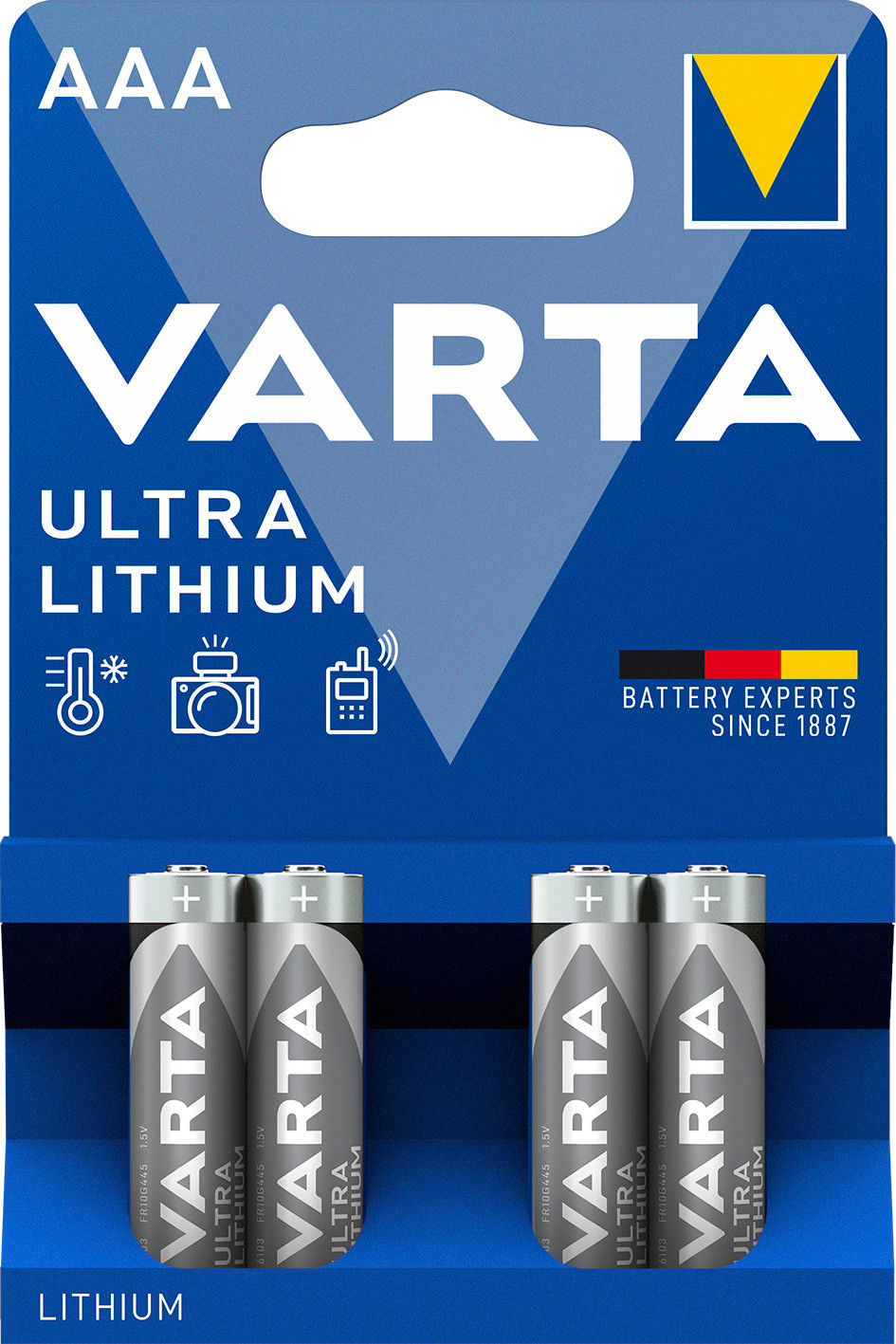Varta AAA lithium 4x