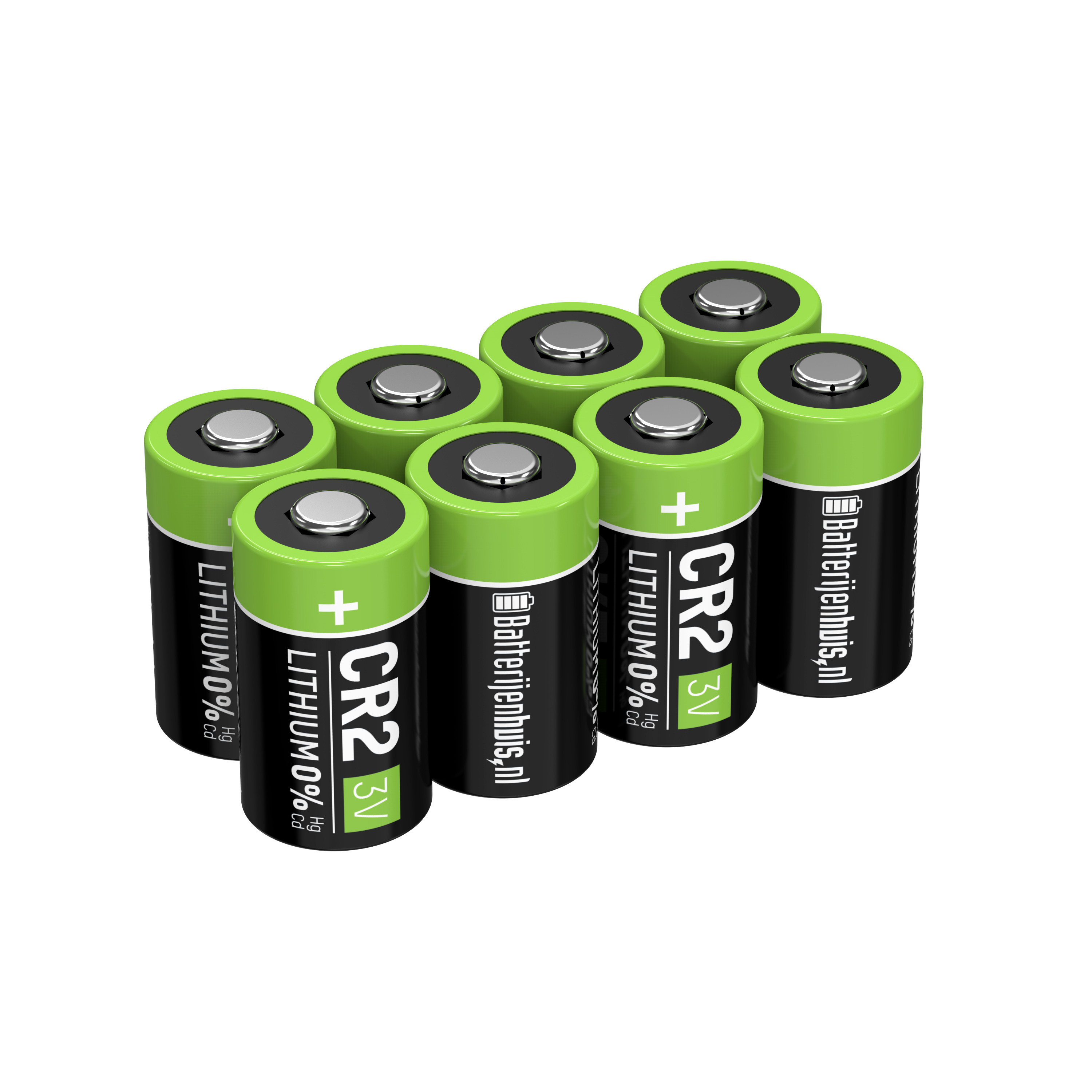 CR2 Batterijen 8x