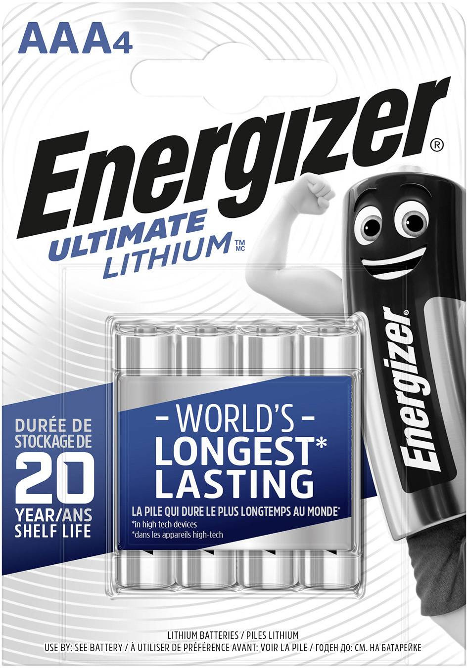 Energizer AAA lithium 4x