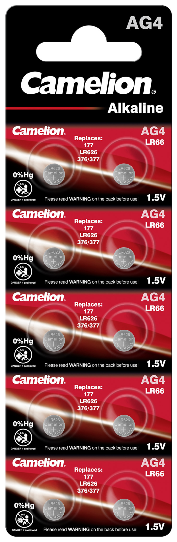 Camelion AG4 - LR626 10x
