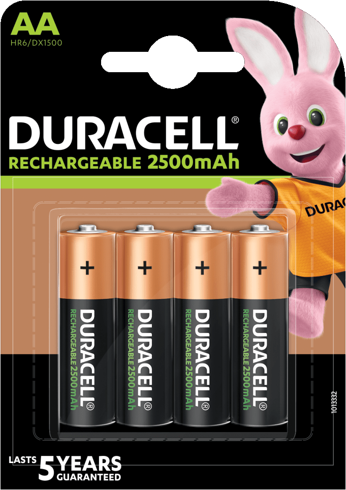 Duracell AA 2500mAh Stay Charged 4x