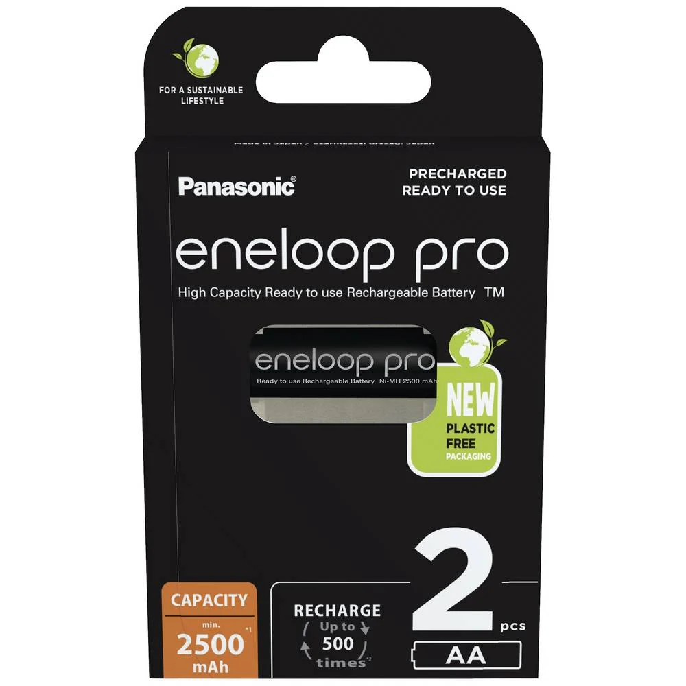 Panasonic Eneloop Pro AA 2550mAh 2x