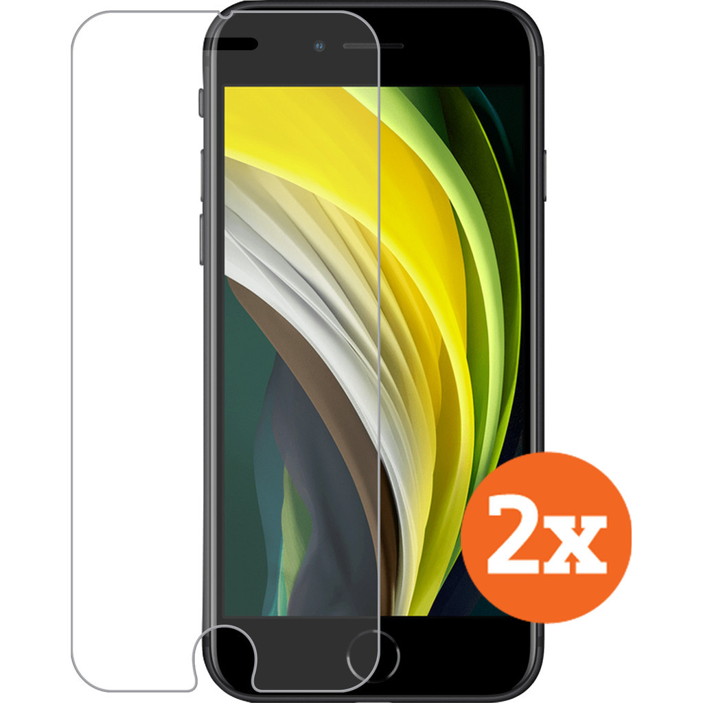 Azuri Rinox Case Friendly Apple iPhone SE 2022 / SE 2020 / 8 / 7 Screenprotector Duo Pack